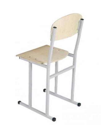 Полозковий учнівський стілець "АНШАР ГРУП" (190212), ростова група №6, екологічне лаковe покриття фанери, каркас – квадратна труба посиленої жорсткості.